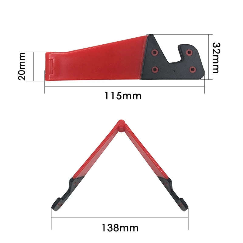 V-Type Folding 9.7 inch Phone Tablet Holder adjustable angle Desktop Tablet Phone Stand