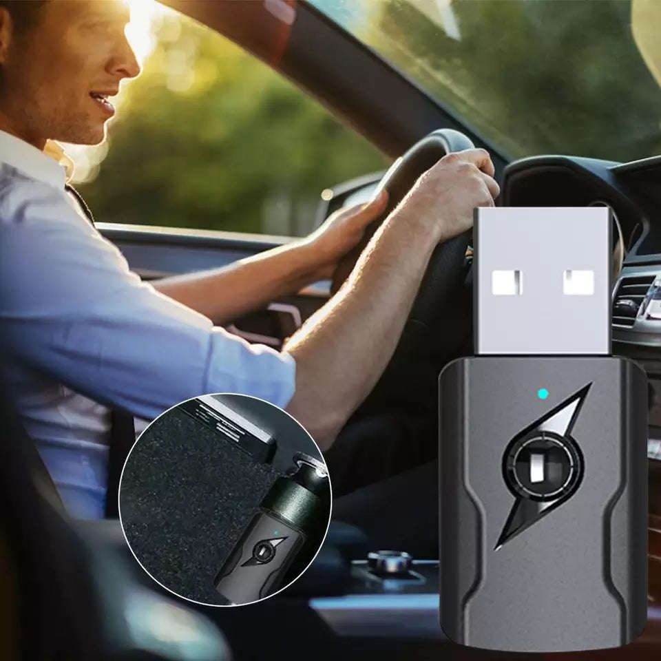 Bluetooth 5.0 Wireless Adapter 4 IN 1 Mini 3.5mm AUX USB Bluetooth Dongle Stereo Audio Receiver T...