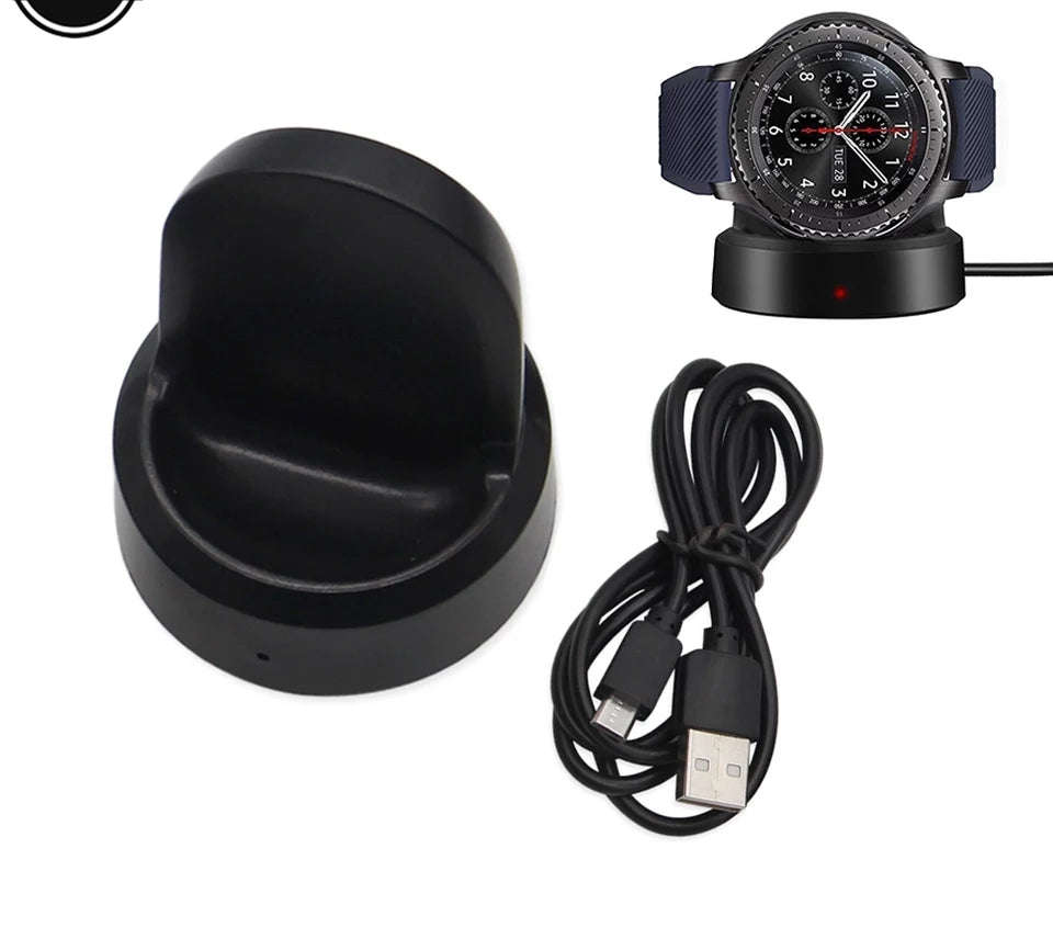 Wireless Fast Charger Base For Samsung Gear S3/S2 Frontier Watch Charging cable For Samsung Galax...