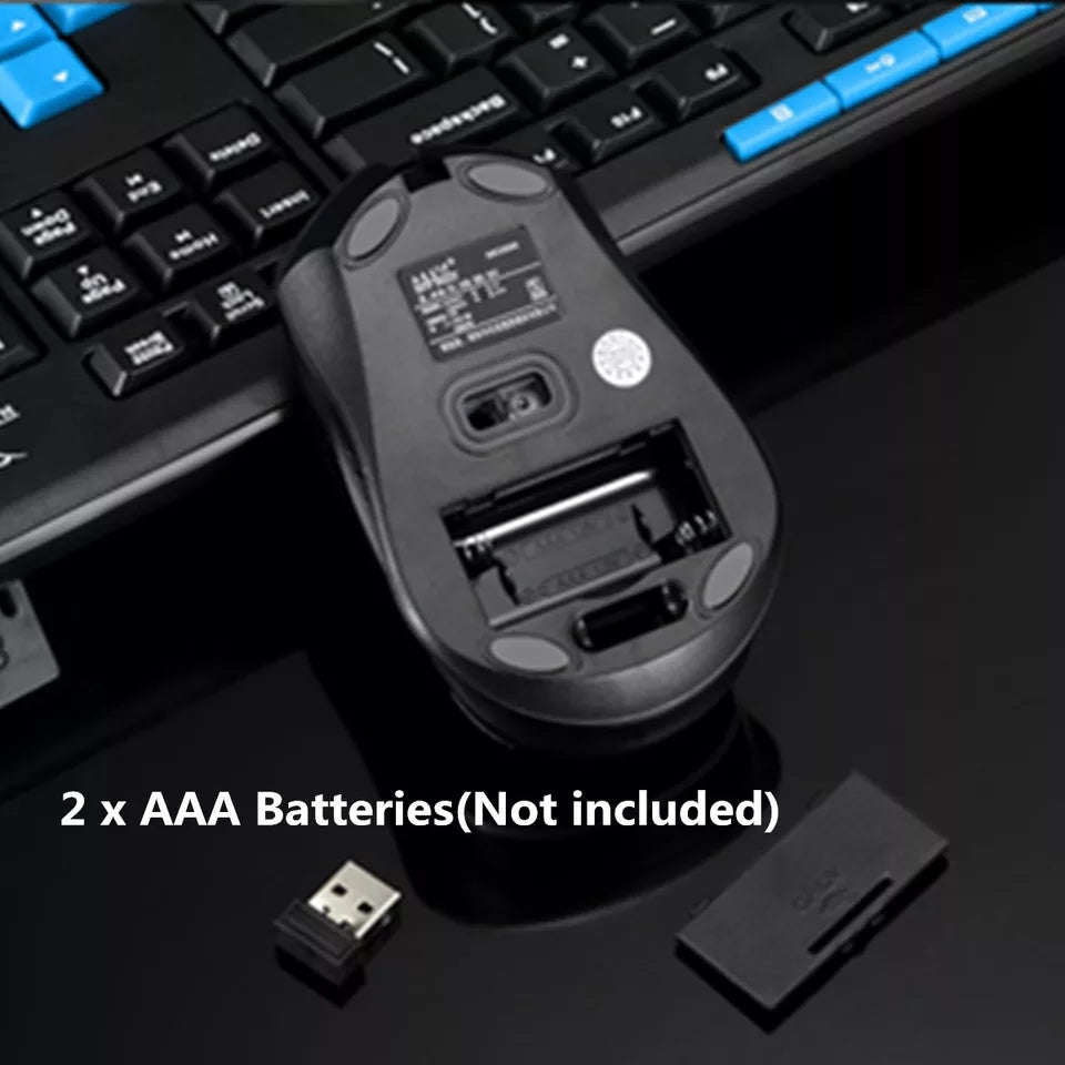 HK3800 2.4G Wireless Gaming Keyboard Mouse Set Combo