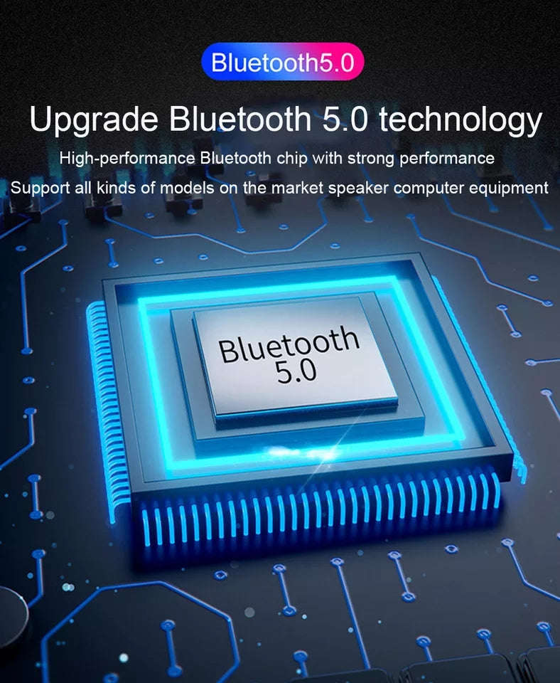 NFC 5.0 Bluetooth Receiver Smart A2DP RCA AUX 3.5MM Jack Wireless Adapter Support USB Play For CA...