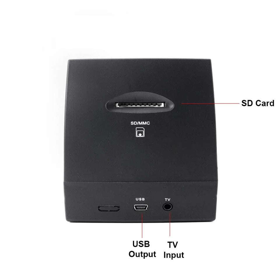 Portable Negative Film Scanner Slide Viewer Scanner Digital Color Photo Slide Film Converter Save...