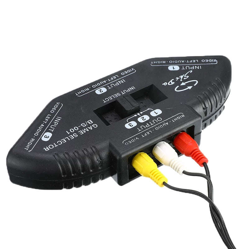 Audio Video AV RCA Switch Splitter Selector 3 in 1 out RCA Switcher