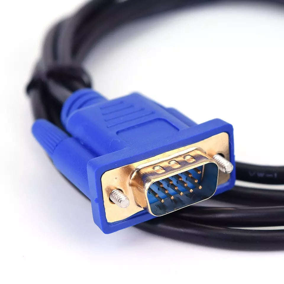 1080P HDMI VGA HD-15 Male 15Pin Adapter Cable Converter  1.8M