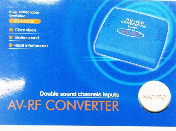 RF Modulator Converter Television System TV Signal Standard Audio Video Signal Converter AV To RF...