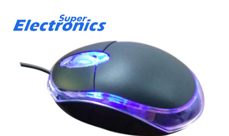 Wired Mouse 1200 DPI LED - Blue