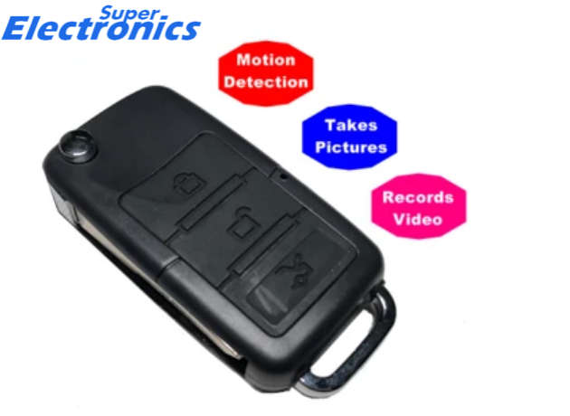 Spy Camera Car Remote Camera & Video Recorder with Motion Detection