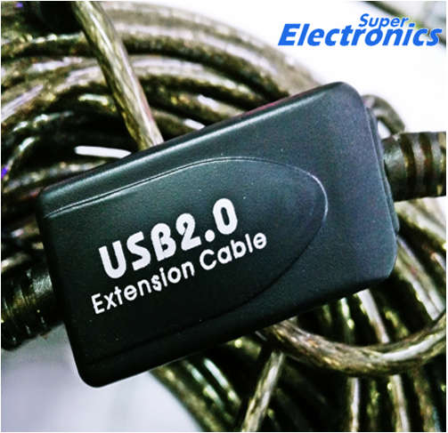 20M USB 2.0 Active Extension Cable with Signal Amplifier Chip