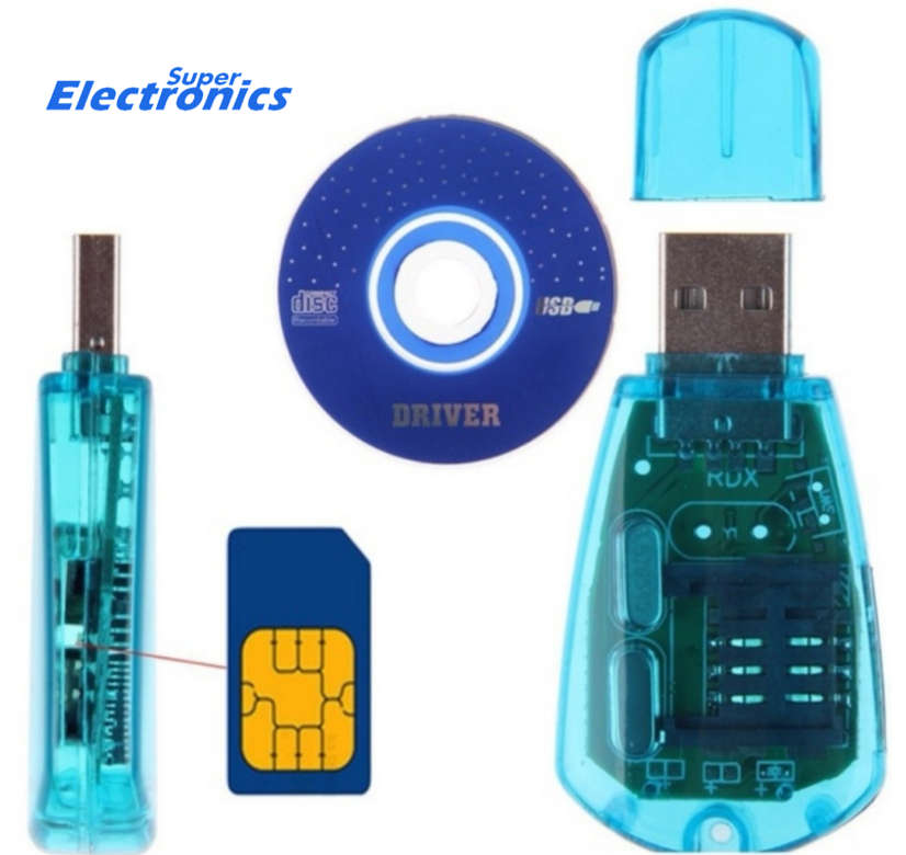 Mobile Phone USB Mini Sim Card Reader