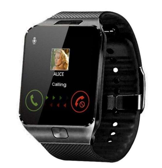 Bluetooth Smart Watch Call/SMS SIM Card Camera Intelligent Wrist Phone Watches For Androi... - Black