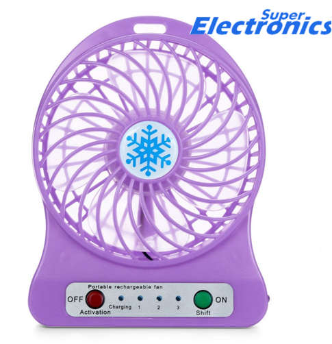 Portable Rechargeable Mini FAN - Purple