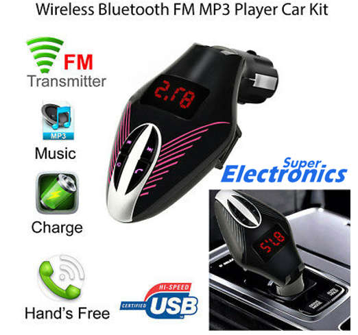 Car V7 Bluetooth FM Modulator