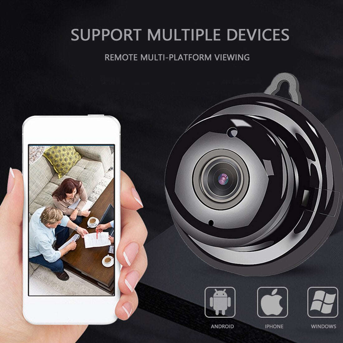 1080P WIFI Camera Wireless IP Camera Baby Monitor IR Night Vision Home Security Video Monitor Two...