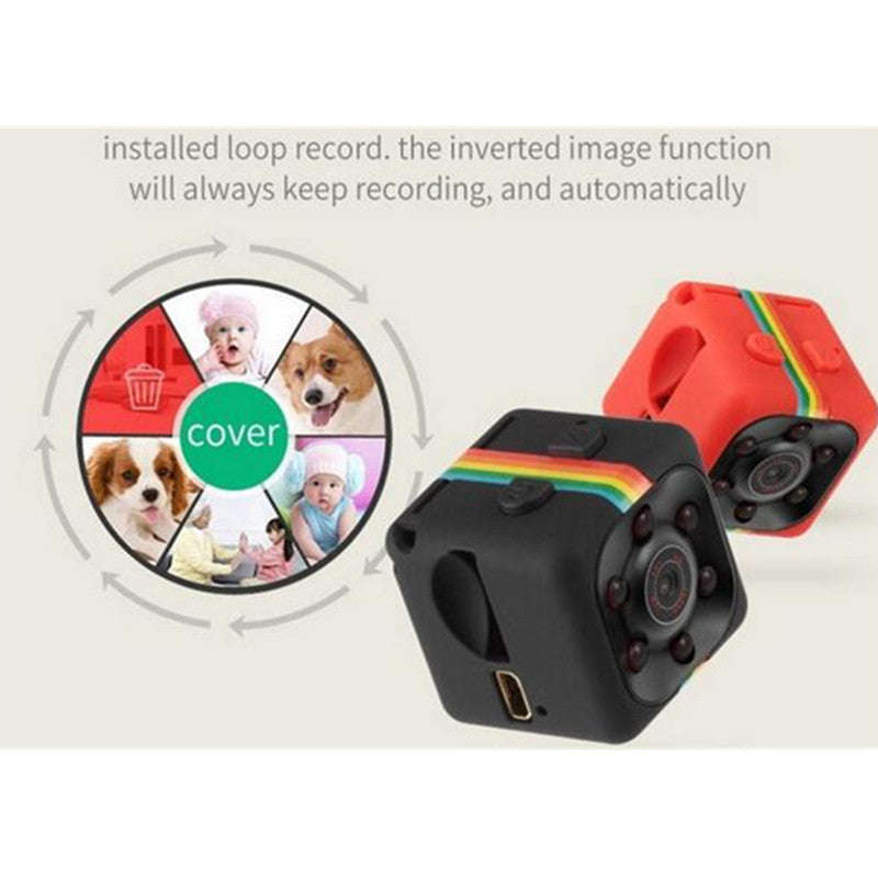 SQ11 Mini Camera 1080P Sport DV Mini Infrared Night Vision Monitor Concealed small Camera DV Vide...