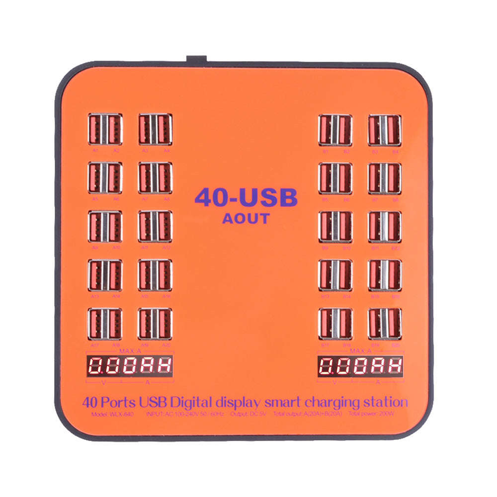 Smart 40 Ports USB Fast Charging Hub