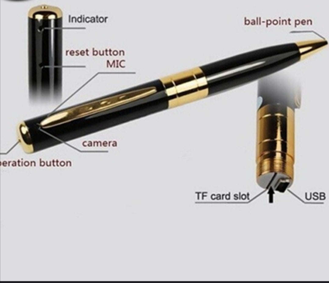 Spy Pen Camera with Micro SD Card Slot
