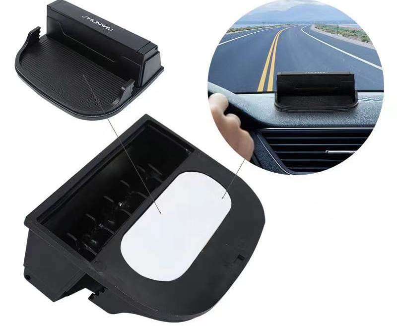 Auto Dashboard Car Parking Plate Hidden Number Telephone Support Stand