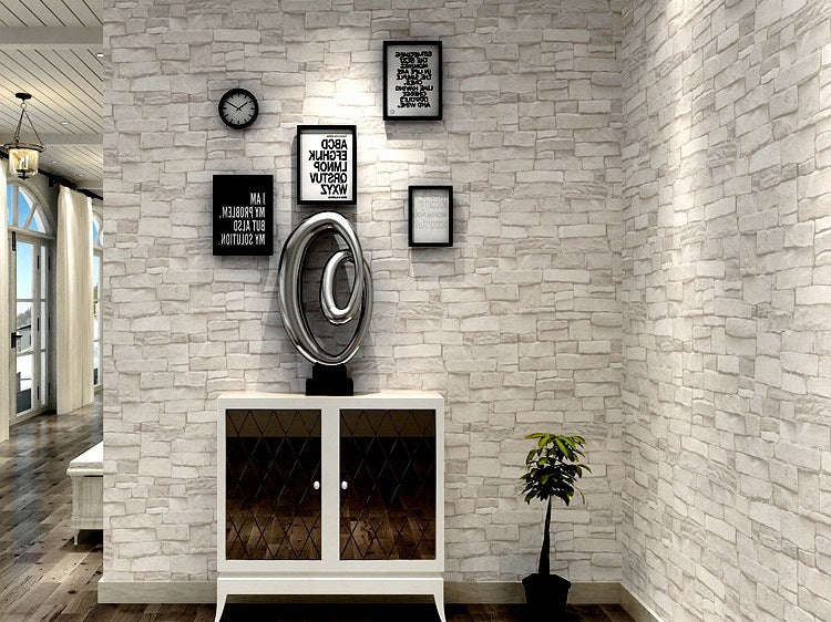 3D Retro Brick Pattern Wallpaper 3D Stone Brick - 0829