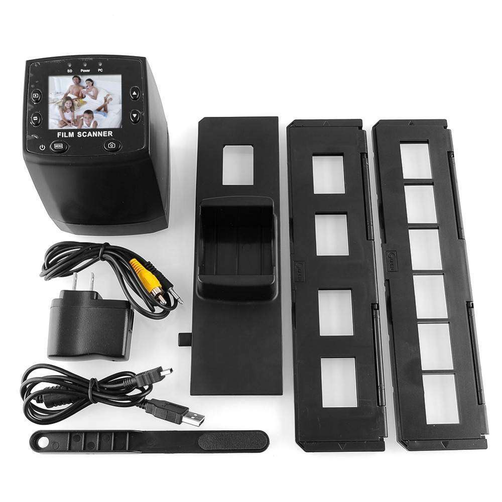 Portable Negative Film Scanner Slide Viewer Scanner Digital Color Photo Slide Film Converter Save...