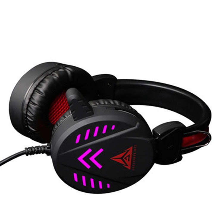 A1 Game Headsets 3.5Mm Wired Headphones Noise Cancel Earphone With Mic Colorful Led Light Volume ...