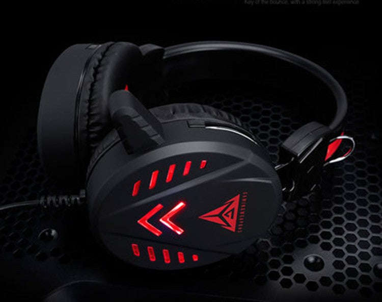 A1 Game Headsets 3.5Mm Wired Headphones Noise Cancel Earphone With Mic Colorful Led Light Volume ...