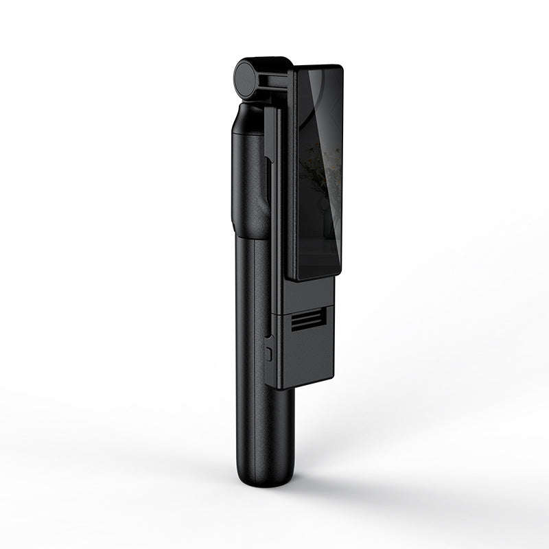 Handheld Gimbal Stabilizer Anti-Shake Selfie Stick Bluetooth Remote Control Tripod With LED Light