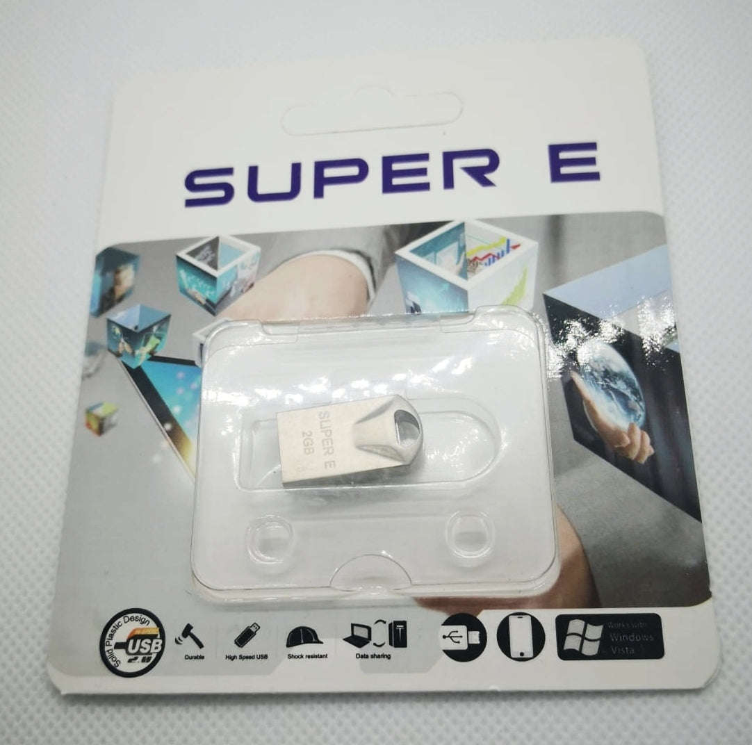 2gb USB Flash Drive Metal Mini Pocket Size