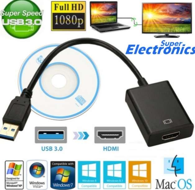 USB 3.0/2.0 To HDMI HDTV Video Adapter