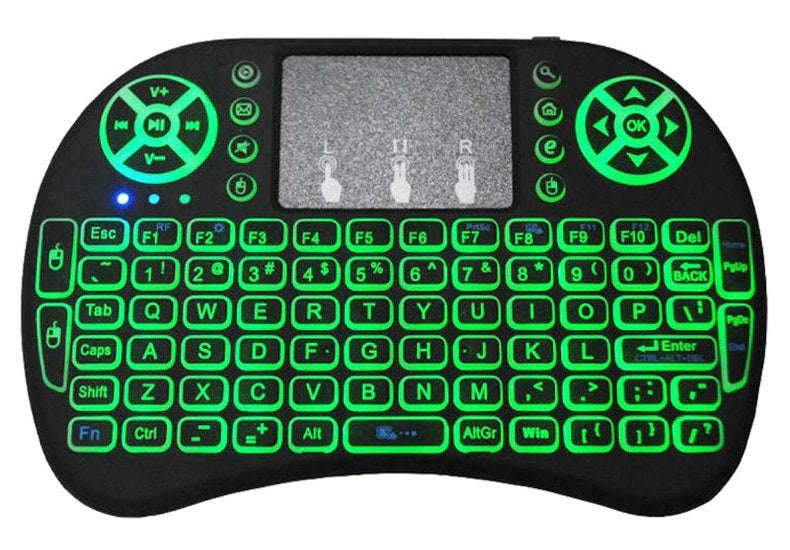 Mini Wireless Keyboard LED Backlit Air Mouse For Smart TV Google Android TV Box