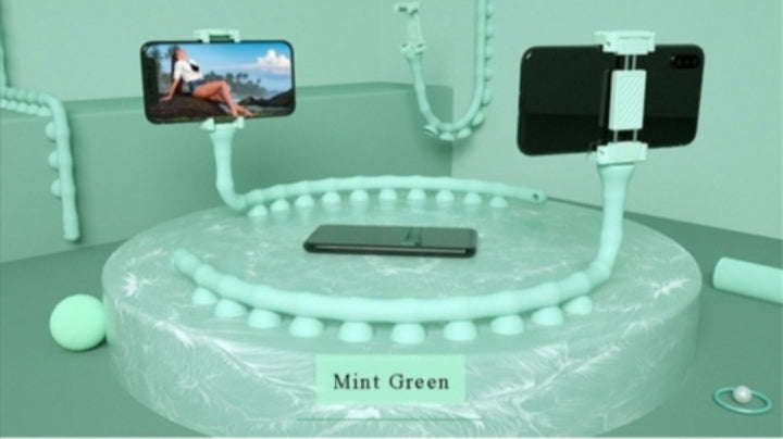 Cute Worm Lazy Mobile Phone Bracket Multi-Functional - Mint