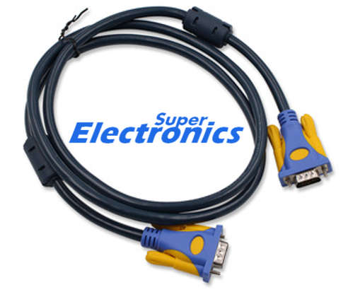 Oxygen Free Copper Male VGA connecting cable 5M Extension Line