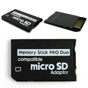 Micro SD to MS Memory Stick Pro Duo Reader for PSP Adapter Converter
