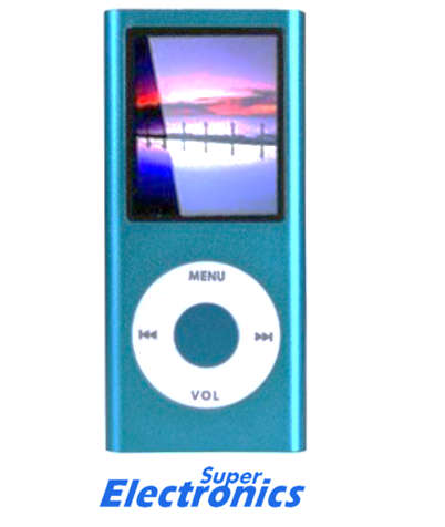 MP4 Player with Micro SD Card Slot - Digital |FM Radio - BLUE