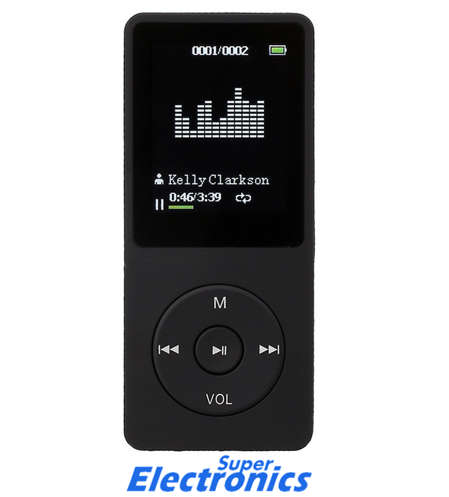 MP4 Player  - Digital |FM Radio - BLACK