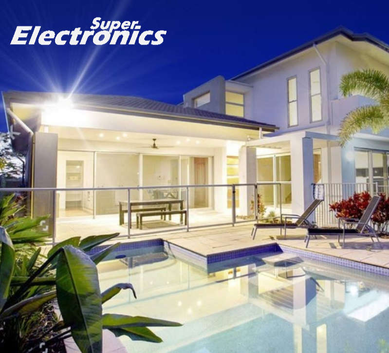 FOYU 8825 Solar Panel LED Spotlight  With Remote Control 25W