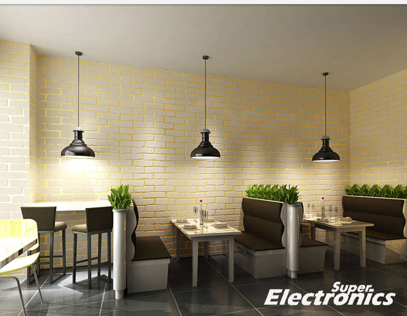 3D Vintage Brick Wallpaper 10m x 53CM - Gold