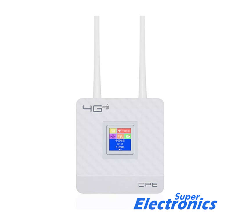 2.4G 4G LTE CPE Wifi Router for 10 Users with SIM Card Slot Rain Network Compatible