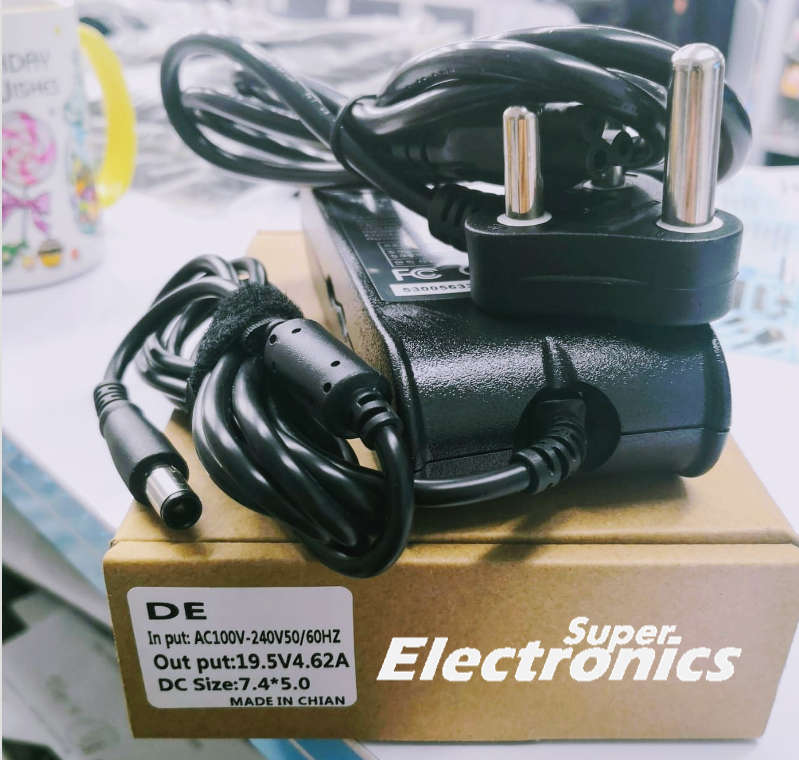 Dell Laptop Charger DC SIZE : 7.4*50