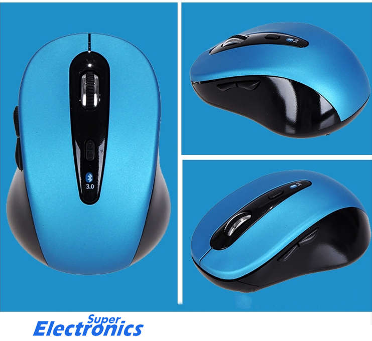 Bluetooth 3.0 Wireless Mouse - Blue