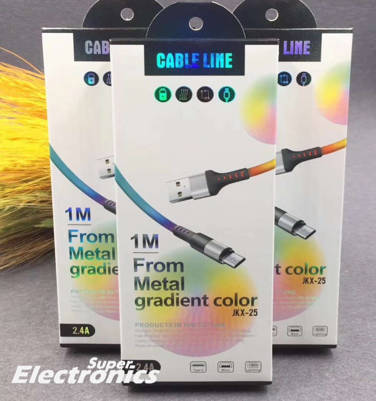 USB Type C Data Cable -rainbow