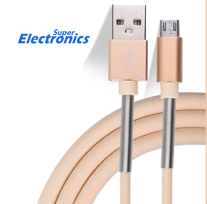 Micro USB Data Charging Cable - Peach