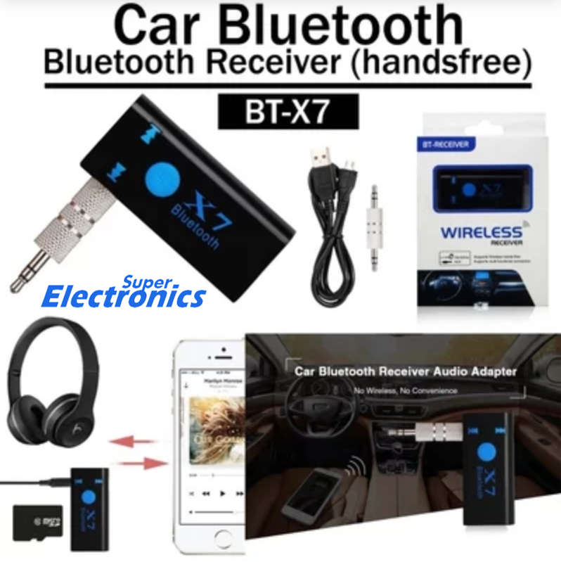 Car Bluetooth Home Stereo Audio Music Receiver Wireless Bluetooth BT X7