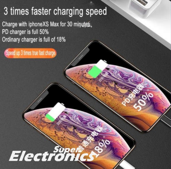 18W PD 3.0 Fast Charger For Iphone 11