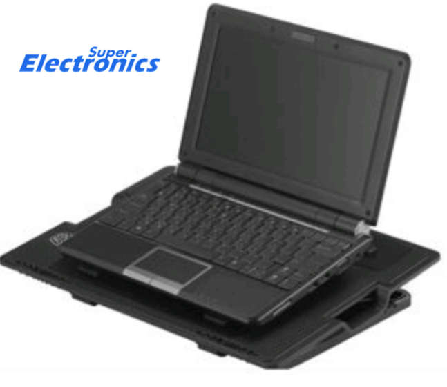 Laptop Stand Mute Cooler 2 Port USB Notebook Radiator Ultra Quiet Portable Adjustable Height Anti...