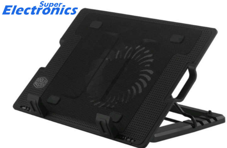 Laptop Stand Mute Cooler 2 Port USB Notebook Radiator Ultra Quiet Portable Adjustable Height Anti...