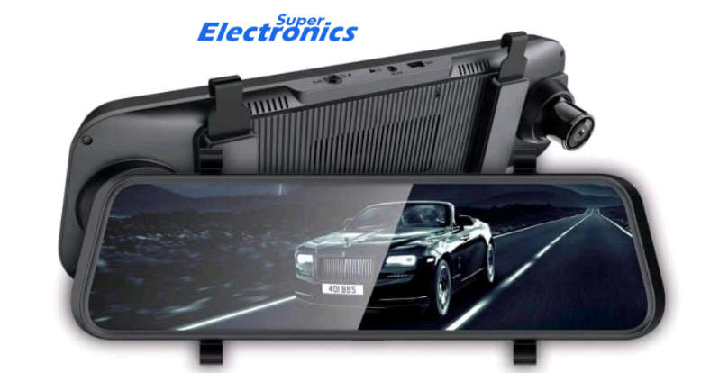 10 Inch 1080P Car DVR Touch Screen Stream Media Recorder Camera Parking Monitoring Auto Video Rec...