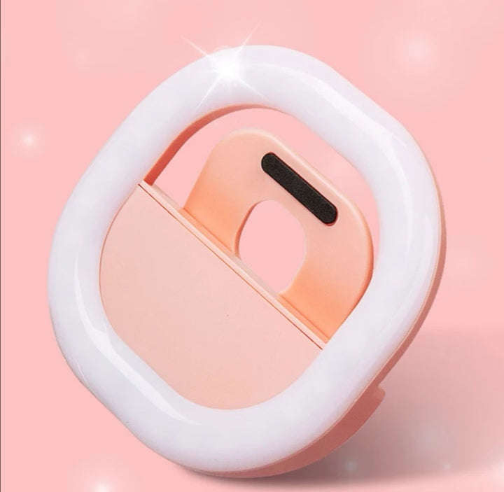 Selfie Light for Cell Phones Clip On Adjustable Mini Ring Light
