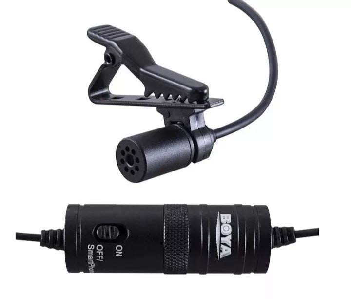 Omni directional lavalier microphone for Smartphones, DSLR, Camcorders