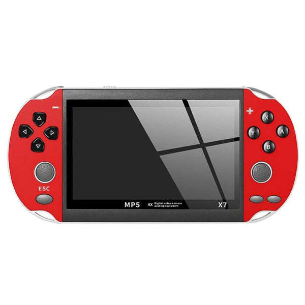 X7 Handheld Game Console 4.3 Inch - Red