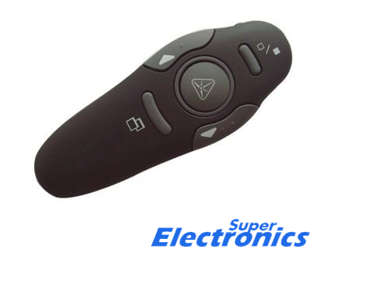 Wireless Presenter with Laser Pointer - Black